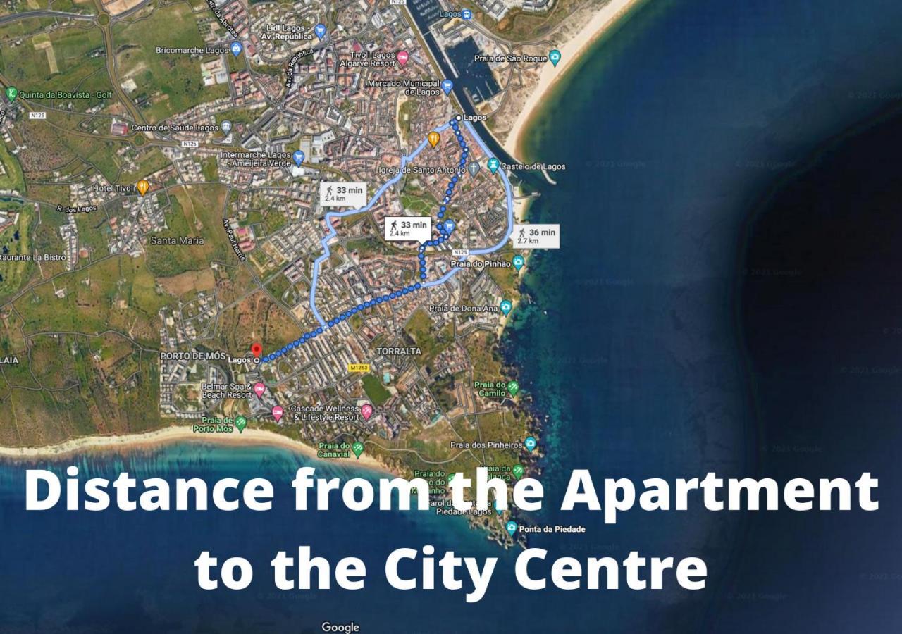 Large Penthouse Near Porto De Mos Beach With Magnificent Views In Lagos Exterior foto
